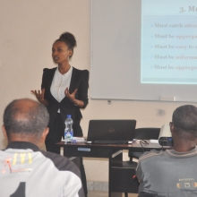 HIV/AIDS Management Unit Trained ECSU Students