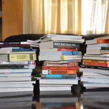 The books donated to ECSU library