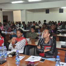 ECSU Gender and HIV/AIDS Issues Directorate gives training for female students