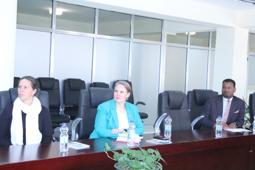 ECSU Discusses With Delegation from USA Embassy