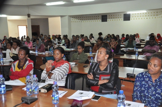 ECSU Gender and HIV/AIDS Issues Directorate gives training for female students