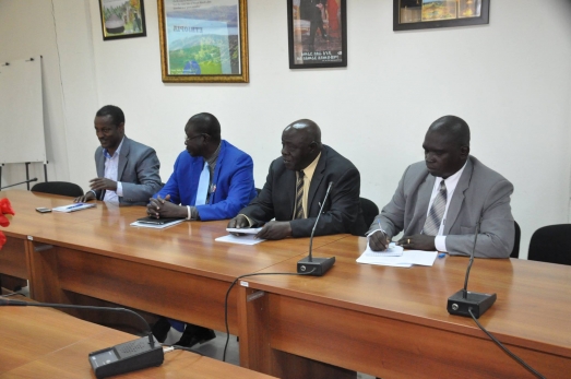 ECSU Holds Talks with South Sudanese Delegate