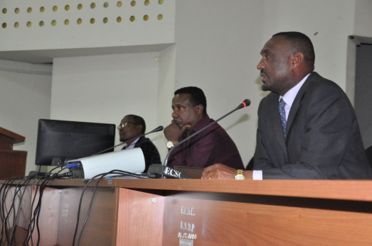 ECSU Registrar and Alumni Directorate give orientation