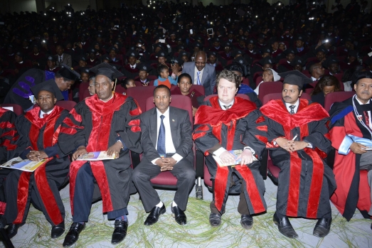 Ethiopian Civil Service University Colorfully Graduates Students 