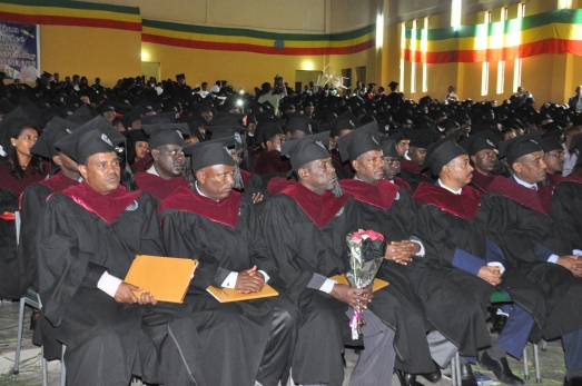 Ethiopian Civil Service University Colorfully Graduates Students