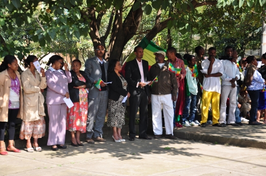 ECSU Community marks the 7th National Flag Day