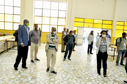 Ministerial Committee for Corona Prevention Visited ECSU