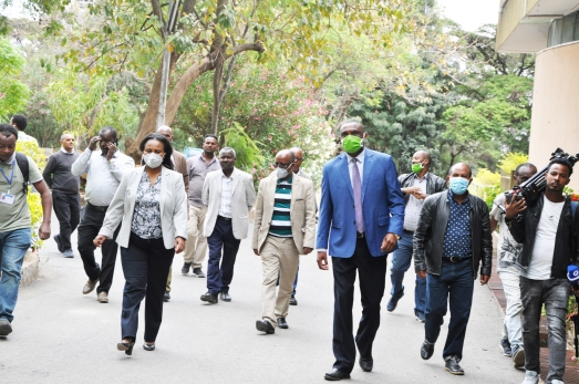 Ministerial Committee for Corona Prevention Visited ECSU